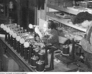 Ottendorf-Okrilla, Medingen. Prüfgeräte-Werk Medingen, Dezember 1952