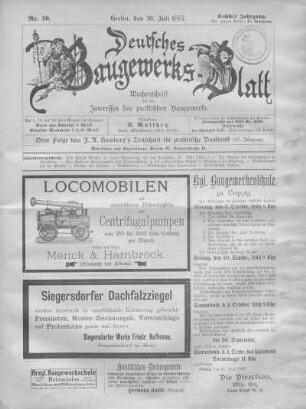 47. Jahrgang. No. 20.
