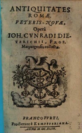 Antiquitates Romae. Veteris-Novae