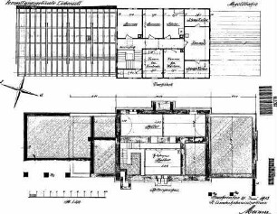 Bad Liebenzell: Empfangsgebäude mit Anbauten Grundrisse UG,DG