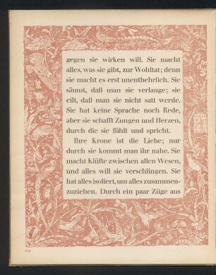"Sie macht alles, was sie gibt, zur Wohltat"