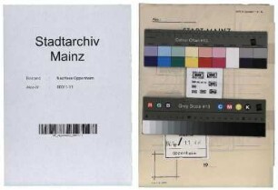 Gedanken zum neuen Aufbau der Stadt Mainz