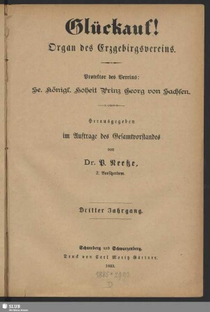 3.1883: Glückauf : Zeitschrift des Erzgebirgsvereins