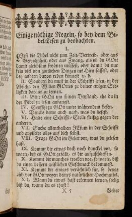 5r-5v, Einige noethige Regeln; Gebet