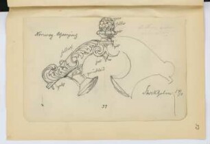 Ochsenjoch aus Norwegen: Details (aus: Skizzen- und Fotoalbum 27)