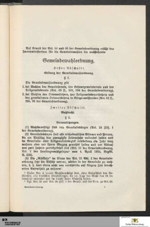 Gemeindewahlordnung
