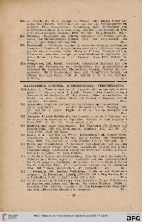 4. Illustrierte Buecher. Kinderbuecher. Verschiedenes (Nr. 305 - 373)