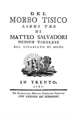 Del Morbo Tisico Libri Tre