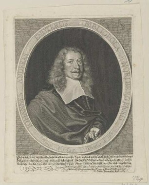 Bildnis des Iohannes Andreas Endterus
