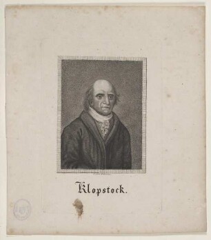 Bildnis des Friedrich Gottlieb Klopstock