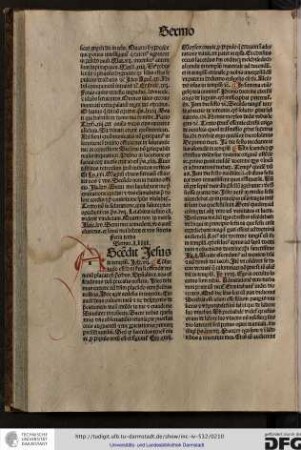 Ascendit Jesus... Johannis vii. Consuetudo est boni servi si offendit dominum placat eum precibus.