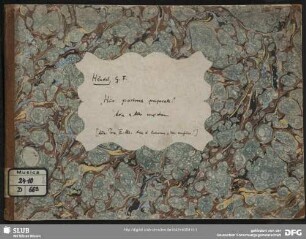 Huc pastores properate - Mus.2410-D-66a : A, strings, bc; HWV 28/28