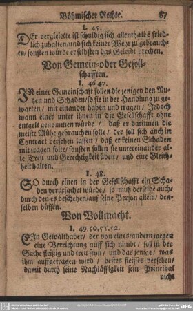 Von Gemein- oder Gesellschafften