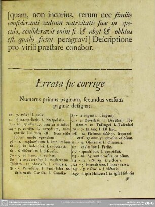 Errata sic corrige