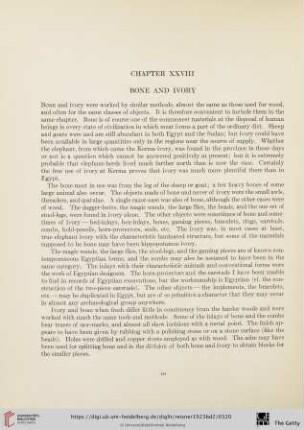 Chapter XXVIII: Bone and Ivory