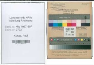 Entnazifizierung Paul Kunze , geb. 07.07.1891 (Techn.Leiter)
