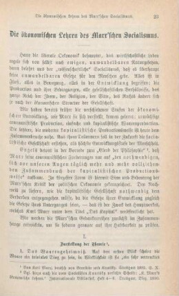 23-58 Die ökonomischen Lehren des Marx'schen Sozialismus