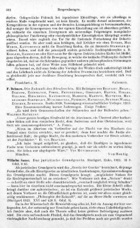 312-313, Wilhelm Sauer. Das juristische Grundgesetz. 1923