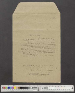 Band 34: Wintersemester 1903/1904 in Hamburg (Dr. med. u. phil. Approb. Arzt und Privatdozent, Assistent am Institut Kiel, bis 01.02.1904 Abteilungsvorstand im Hygien. Institut, vom 01.02.1904 aggregiert dem Tropeninstitut Hamburg)