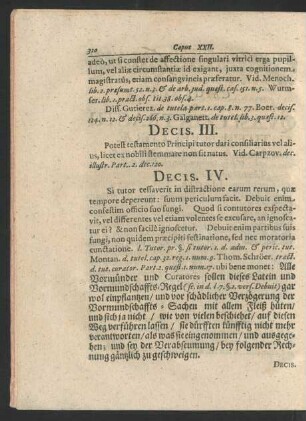Decis. III.