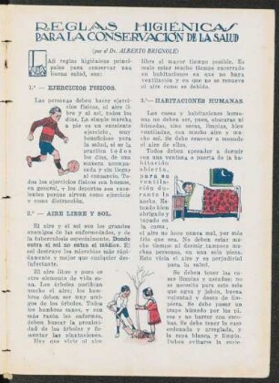 Reglas higiénicas para la conservación de la salud