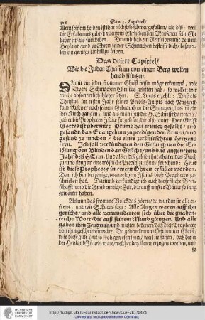 Das dritte Capittel