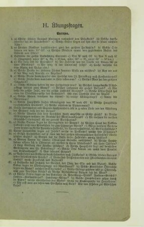 H. Übungsfragen