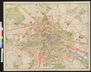 [Julius Straube's Illustrierter Plan von] Berlin