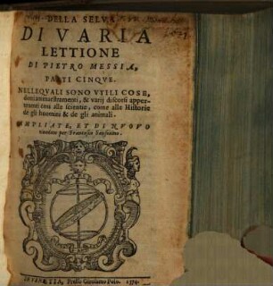 Della Selva di varia lettione