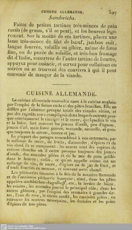 Cuisine Allemande