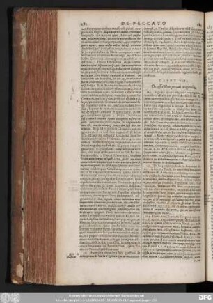 Caput VIII. De effectibus peccati originalis.