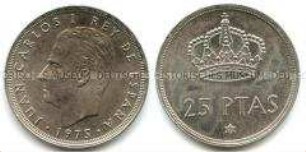 Spanien, 25 Pesetas