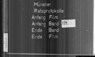Ratsprotokolle des Jahres 1711