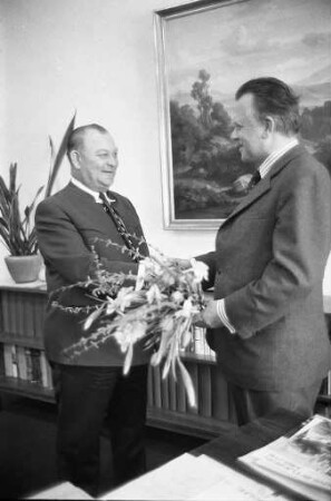 25jähriges Berufsjubiläum von Stadtrat Willi Kastin als Geschäftsführer der Siedler und Kleingärtner e. V. Karlsruhe