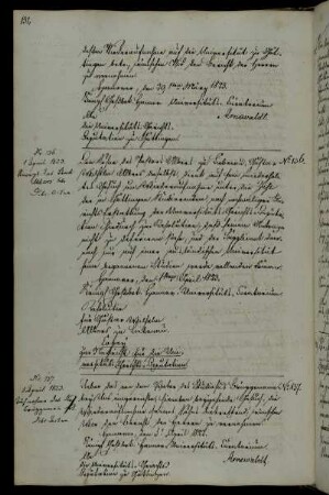 Rezeption des Studierenden Albers.