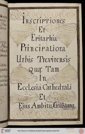 (91-124) Inschriften und Epitaphien in Trier