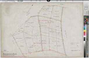 Recklinghausen, Stadt und Ksp. (Recklinghausen), Zusammenlegung Recklinghausen, Urkarte II Recklinghausen Stadt Flur 28, Flur 6 tlw, Flur 13 Recklinghausen Kspl. Flur 34