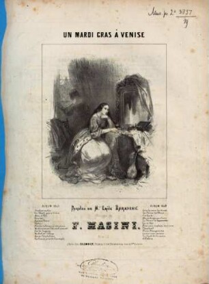 Un mardi gras à Venise : chansonnette