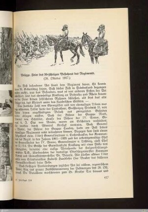 Brügge. Feier des 50-jährigen Bestehens des Regiments