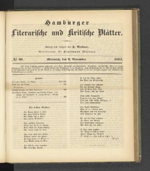 No. 88. 2. November 1853