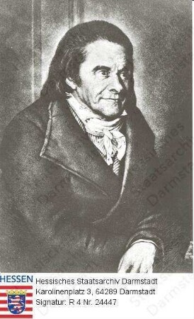 Pestalozzi, Johann Heinrich (1746-1827) / Porträt, Halbfigur