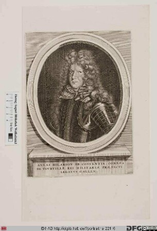 Bildnis Anne-Hilarion de Costentin, comte de Tourville