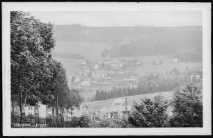 Jöhstadt. Blick auf Jöhstadt