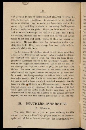 44-56, III. Southern Mahratta