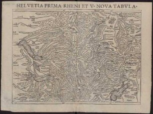 Helvetia Prima Rheni Et V. Nova Tabula