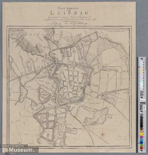 Grundriss von Leipzig