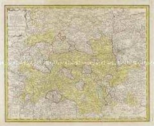 Mappa geographica exhibens Principatum Brandenburgico Onolsbacensem