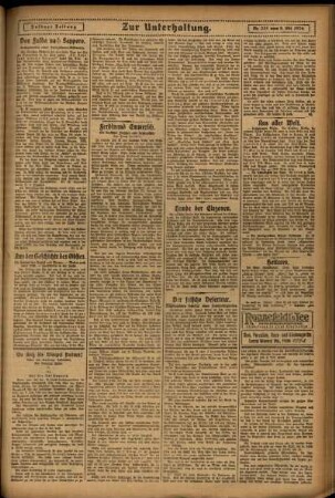 Zweite Ausgabe vom Mittwoch, den 08. Oktober 1924.
