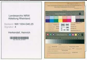 Entnazifizierung Heinrich Herkendell , geb. 12.08.1919 (Justizinspektor)
