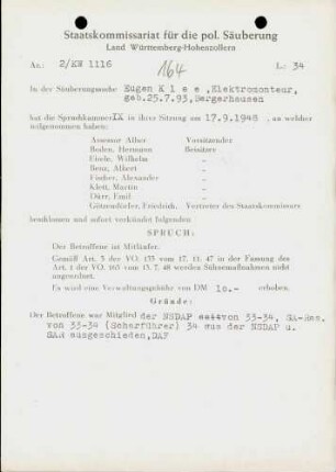 Klee, Eugen